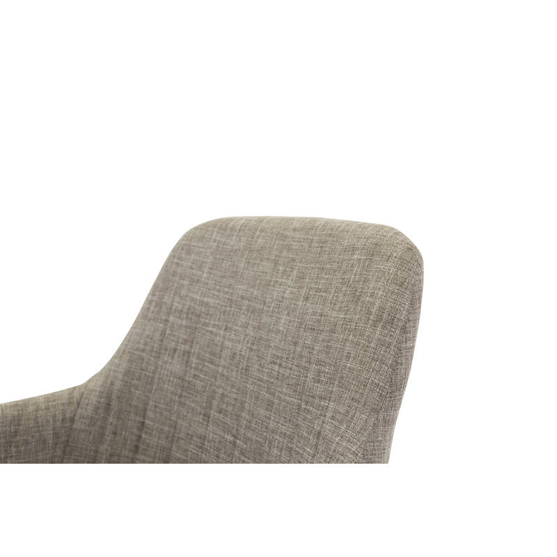 Auxier 45cm H Polyester Blend Upholstered Armchair, Light Grey