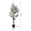 165cm Faux Olive Tree Tree in Freestanding