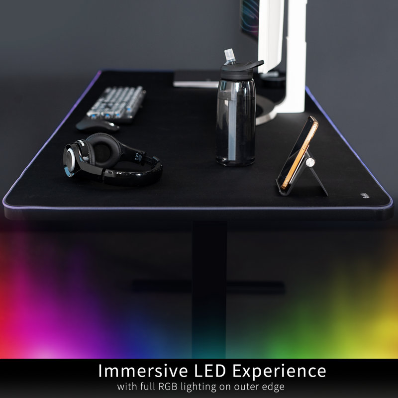 VIVO 71" x 30" Universal Table Top w/ RGB Pad (DESK-TOP72-30P)