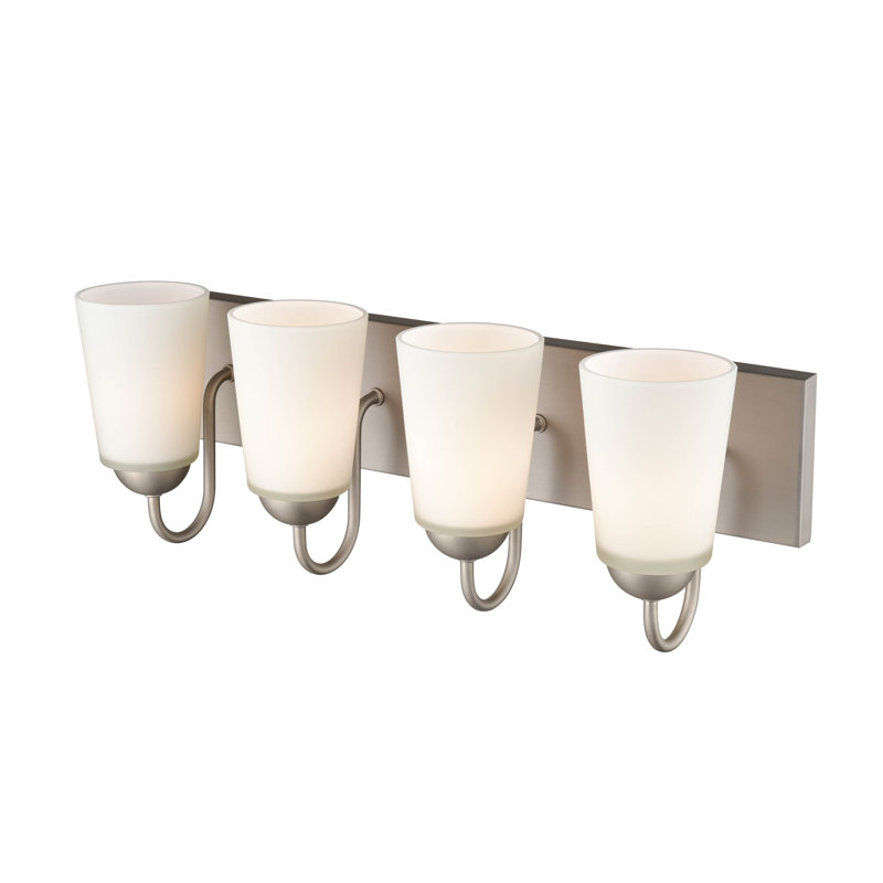 Ardath Dimmable Vanity Light, Satin Nickel, 4