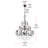Dagmar 24 - Light Chandelier-23078089-23078092