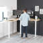 Bureau de coin courbé électrique 71 "x 71" VIVO (série E3CB2)-93593347