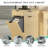 Double Tilt-Out Laundry Hamper Cabinet Hidden Laundry Cabinet With 2 Drawers & 2 Baskets For Bathroom, Kitchen-2146525811