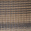 Table de salle à manger d'extérieur en bois d'acacia, finition teck + osier gris-404572996