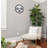 QXA823SLH Wall Clock, Silver-Tone