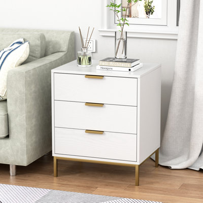 50 cm W Bedside Table