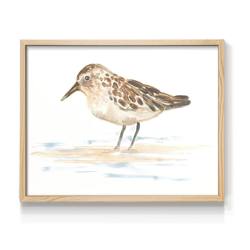Pretty Piper II -Framed Print - Restickable, Naturel, H 11 po x l 14 po