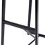 Trois tabourets de bar, tabourets de bar à hauteur de comptoir avec dossier, chaises de salle à manger sans accoudoirs, tabouret de bar moderne pour la maison