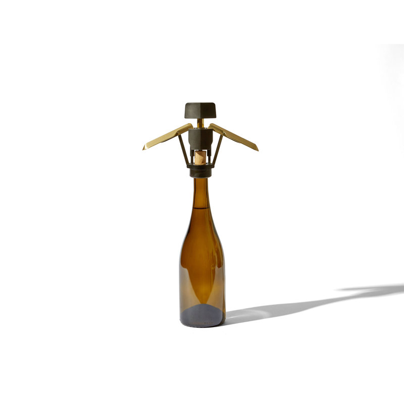 RBT Premium Wing Corkscrew Bottle Opener, Black, Fits Most Wine Bottles