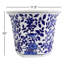 Jardinière bleue et blanche Blue Garden-923723078