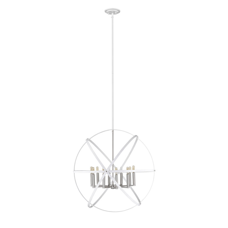 Avers 10 - Light Dimmable Globe Chandelier