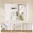 Recessed or Surface Medicine Cabinet with Mirror Easy Assembly Aluminum Framed Tempered Glass-1828325532-1826453241
