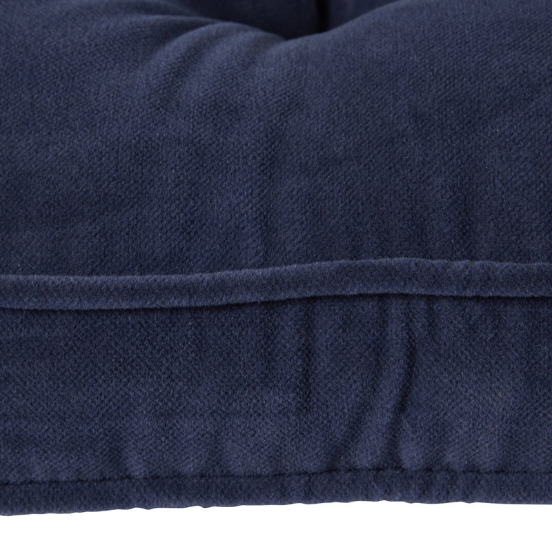 Reversible Microfiber Dining Chair Pad, Denim