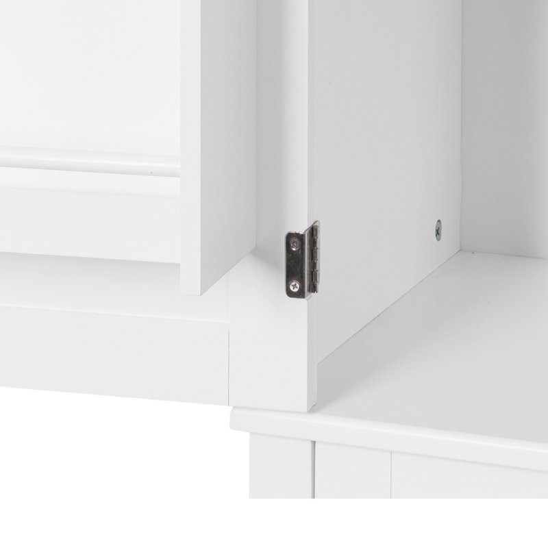 Armoire de salle de bain Benalla, Blanc