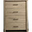 Commode 4 tiroirs avec poignées en métal-1219498283