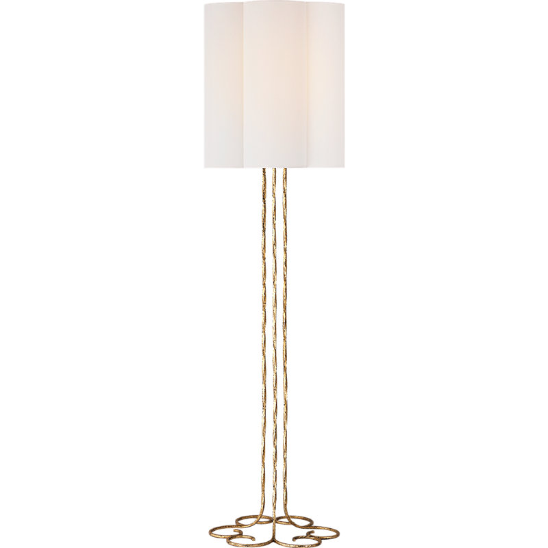 Aerin Floor Lamp, Gilded Iron