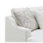 Canapé modulaire en chenille ivoire Valiant avec 4 coussins Valiant