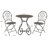 Craciuna 2 - Person Patio Dining Set with Round Table-108818081