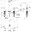 Courant Widespread Bathroom Faucet with Drain Assembly-93559639
