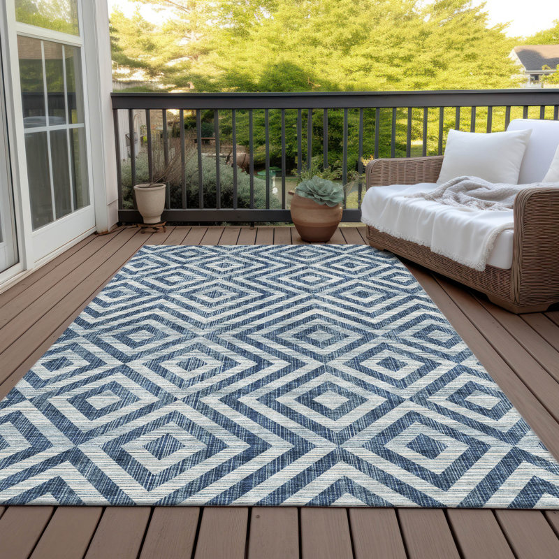 Tapis intérieur / extérieur Fairhaven avec envers antidérapant, Rectangle 8 pi x 10 pi