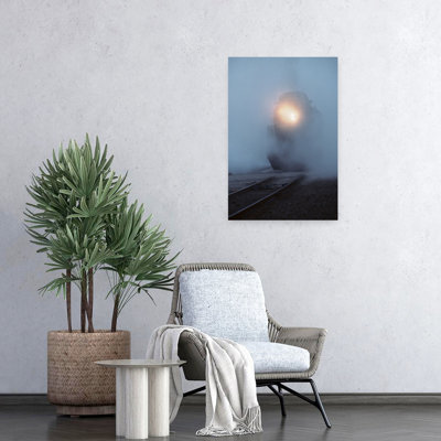1990S N&W J-611 Steam Engine In The Fog Jacksonville Florida Usa Classic Retro Vintage Wall Art