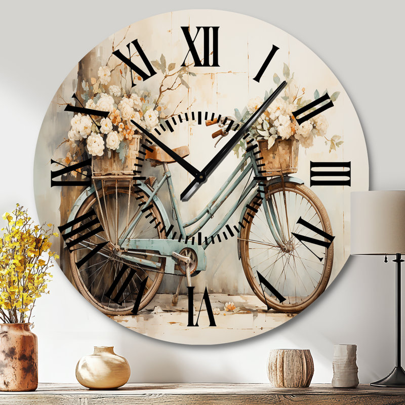Horloge murale vélo, Grand