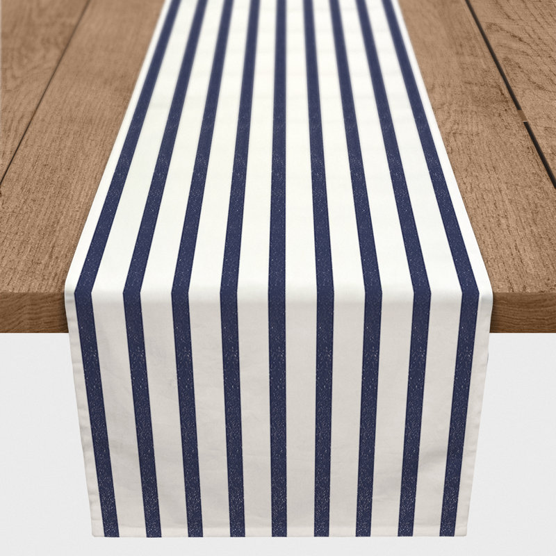 Manolis Striped Table Runner, 90" x 16"
