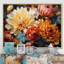 Chrysanthèmes Collage d'automne II-464528618-464528619