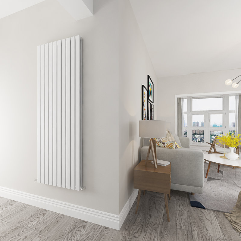 Geneva Vertical Designer Radiator, White