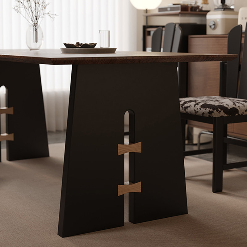 Bureau multifonctionnel en bois de frêne avec pieds en pin, H 29,52 po x l 47,24 po x P 27,55 po