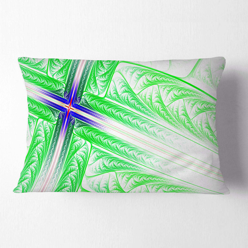 Coussin lombaire Abstract, vert