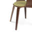 Chaise de salle à manger rembourrée avec dossier courbé Lowell-567214613