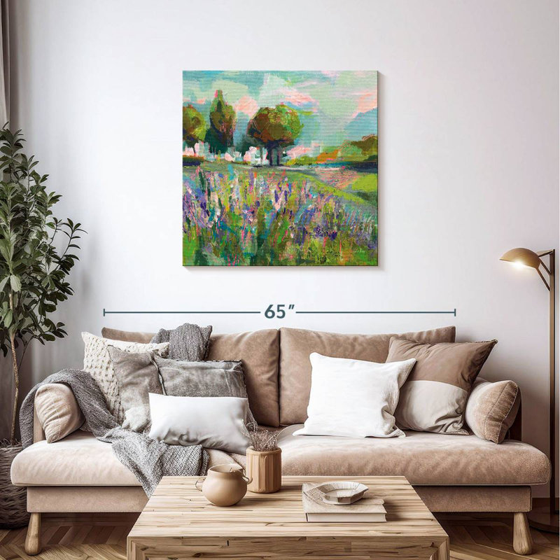 Champ de fleurs d'Alvord, H 36 po x l 36 po