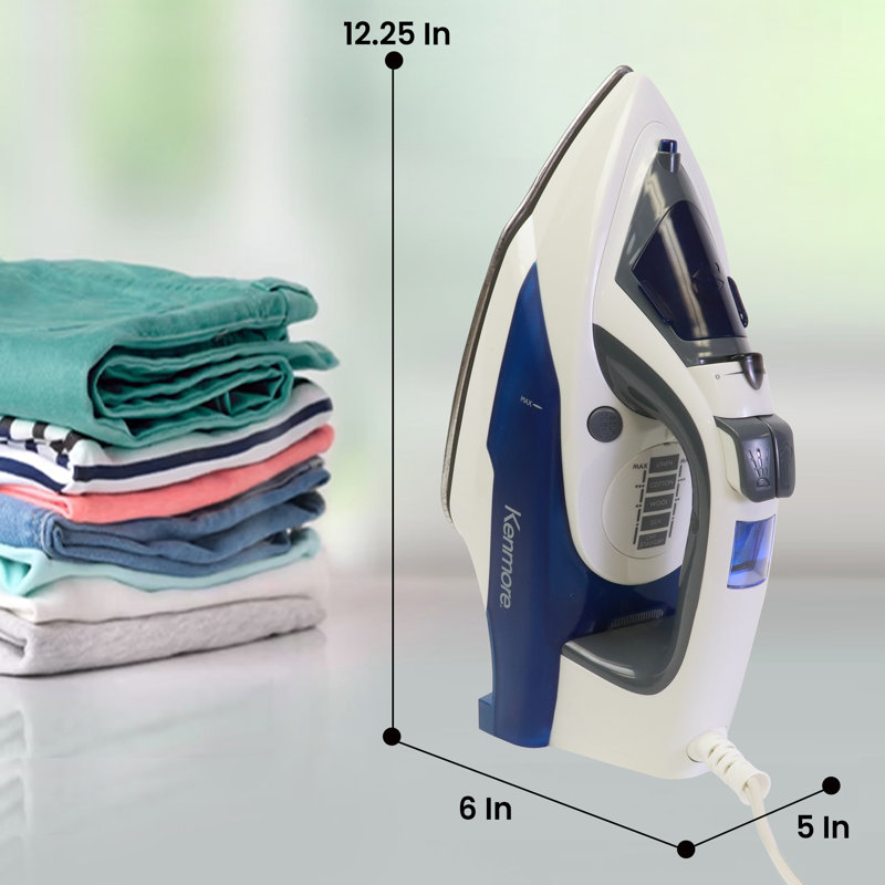Fer à repasser à vapeur numérique Kenmore avec 9 préréglages de tissu