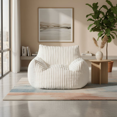 Fauteuil à billes Beige