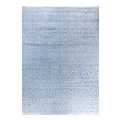 Overdyed One-of-a-Kind 9' 0" X 12' 4" Hand Knotted Area Rug