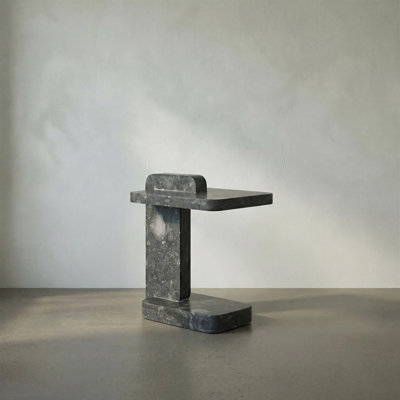 North Marble Top End Table