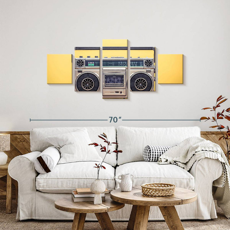 Boombox, H 24 po x l 55 po