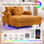 Chaise longue multifonctionnelle rembourrée-2067853859