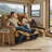 Zero zero clearance recliner  Electric Reclining Loveseat Sofa with Built-in Outlet & Storage, Faux Leather-510487817