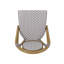 Ensemble de chaises bistro d'extérieur en rotin et aluminium pour terrasse avec structure résistante à la rouille et conception tissée durable-308527681