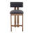 Upholstered Stool With Solid Wood Frame-1150270786
