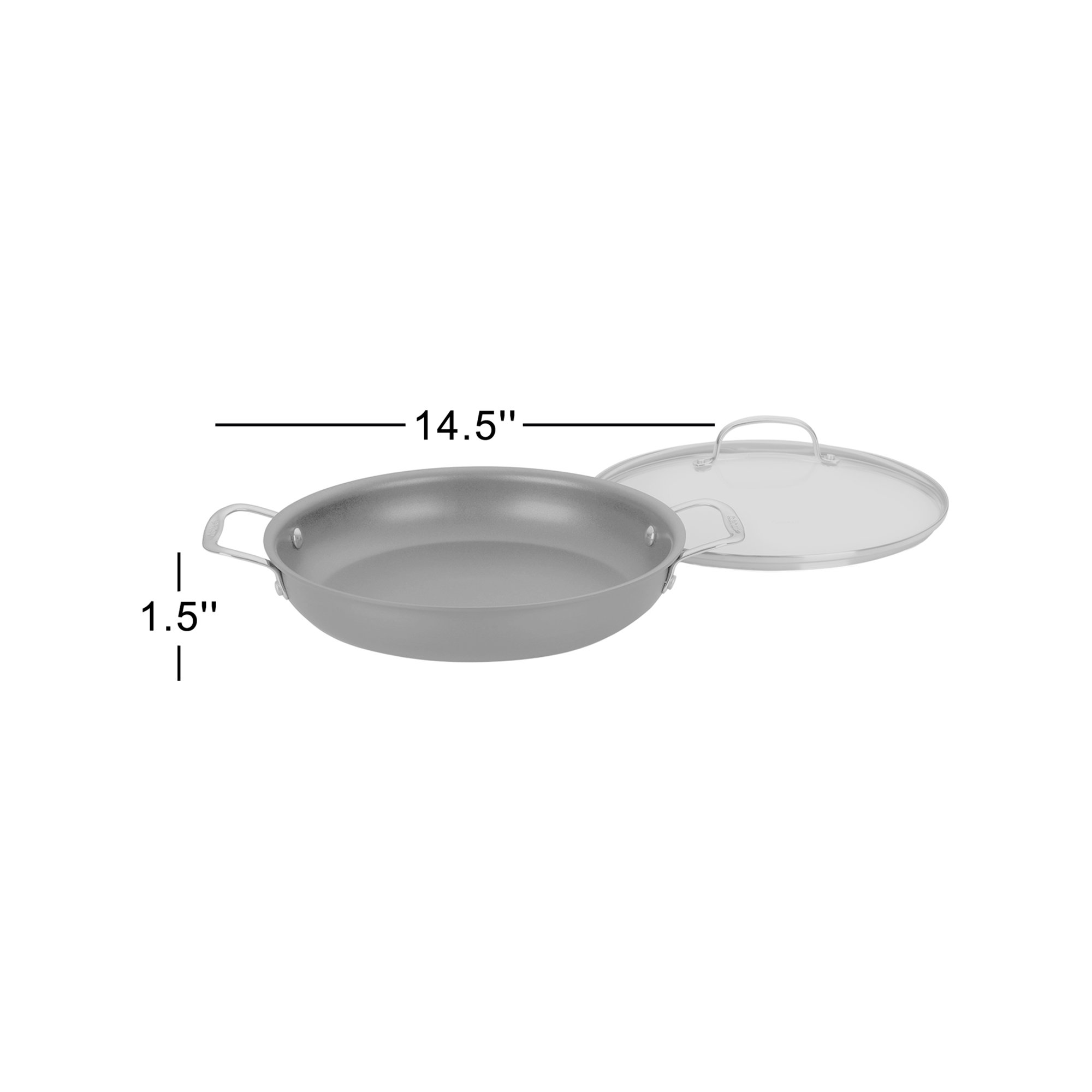 Cuisinart 12" Non-Stick Frying Pan With Lid