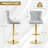 Swivel Adjustable Height Bar Stools With Metal Footrest Set Of 2-105787305