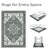 8'X10' Machine Washable Vintage Floral Aesthetic Area Rugs Non Slip Brown-122570664-118159426
