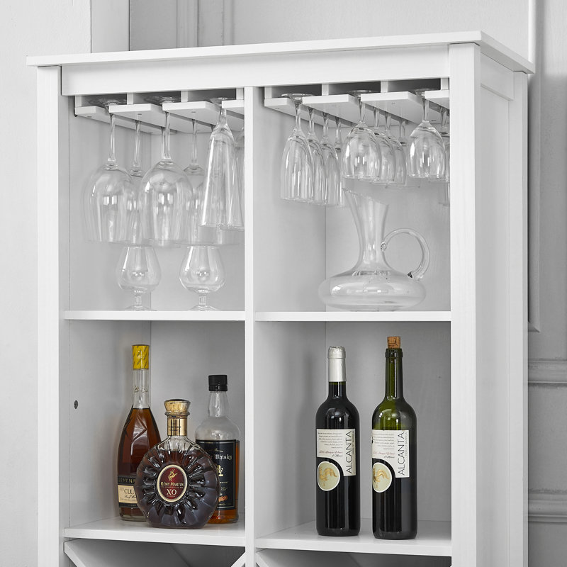 Jill Zarin 32'' Bar Cabinet, White