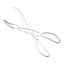Clear Disposable Plastic Serving Salad Scissor Tongs