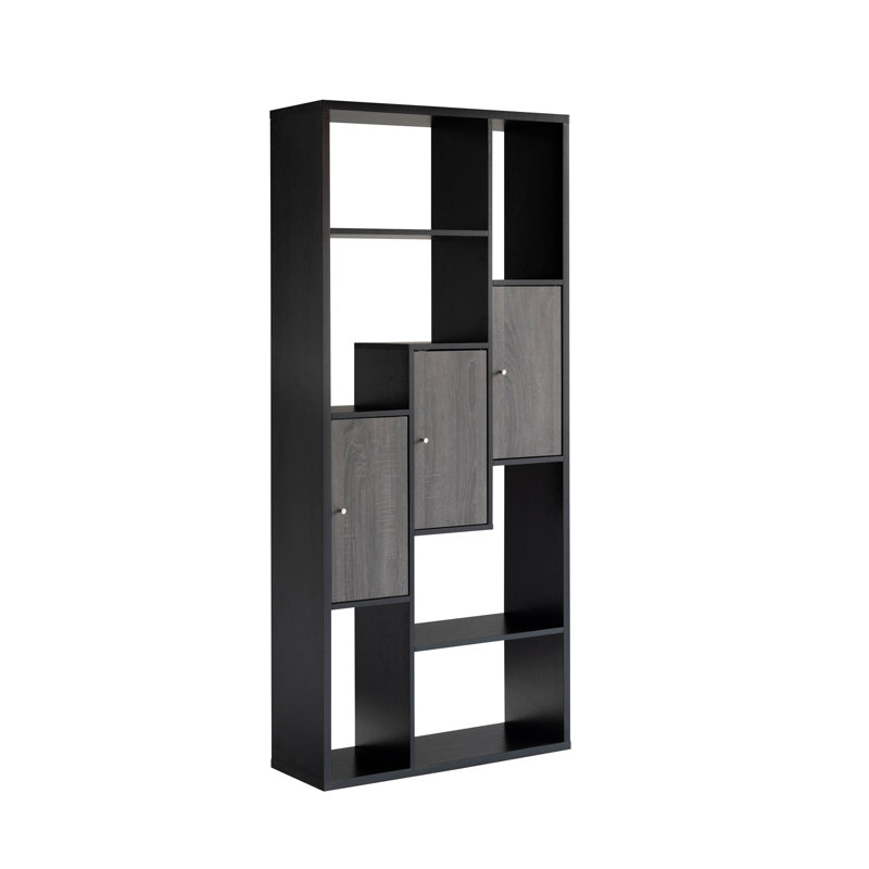Bibliothèque avec étagère de rangement, tablettes multiples