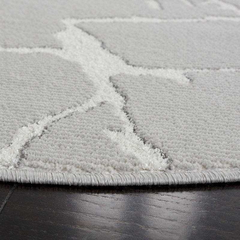 Datid Whisper Performance Abstract Rug, Round 6'7"