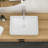 19.63"X13.69" White Ceramic Rectangular Vessel Bathroom Sink